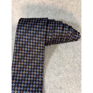 Corporate Image Tie Silk Floral Geometric Pattern Colorful L:58” W:3”‎